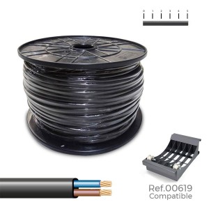 Multi-core Electric Cable Sediles Black 300 m Coil