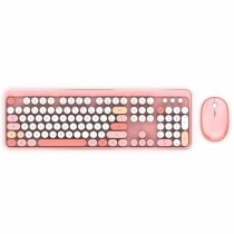 Tastatur mit Maus Mobility Lab Pure Color Rose Azerty Französisch