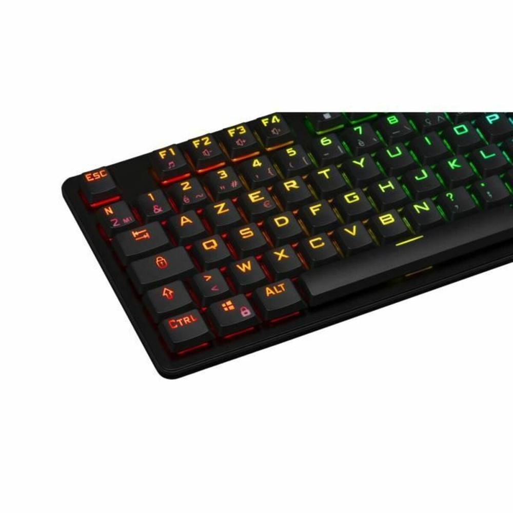 Clavier pour jeu The G-Lab KEYZ PLATI. TKL Noir Azerty Français