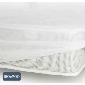 Mattress protector Lovely Home White 200 x 180 cm