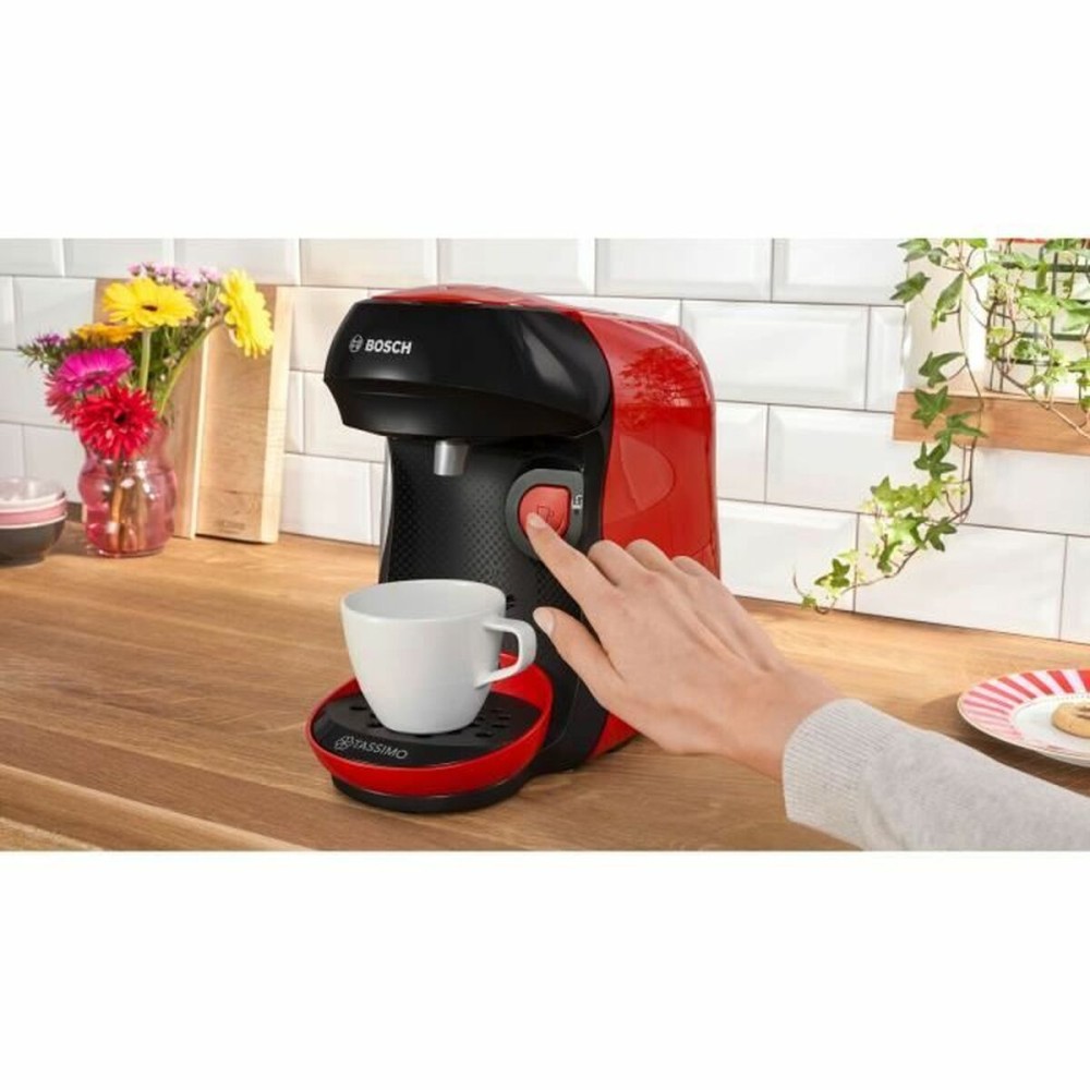 Kapsel-Kaffeemaschine BOSCH TAS103E Schwarz rouge 1400 W 700 ml