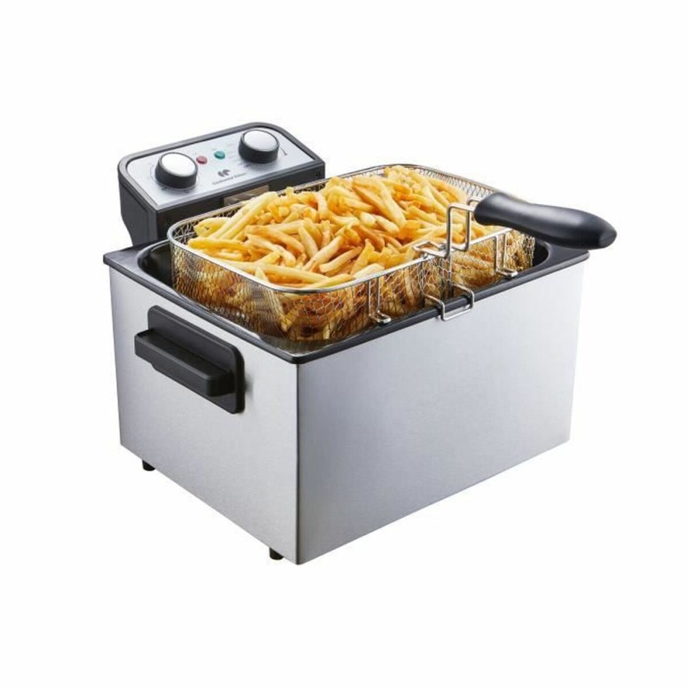 Deep-fat Fryer Continental Edison CEFR5IN3P Grey 5 L