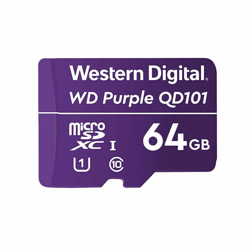 Carte Micro SD Western Digital WD Purple SC QD101 64GB 64 GB