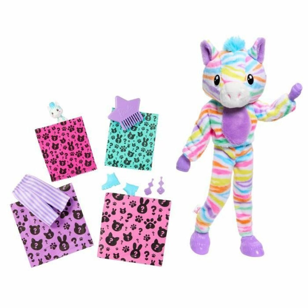 Babypuppe mit Zubehör Barbie Zebra Doll Colorful Dream