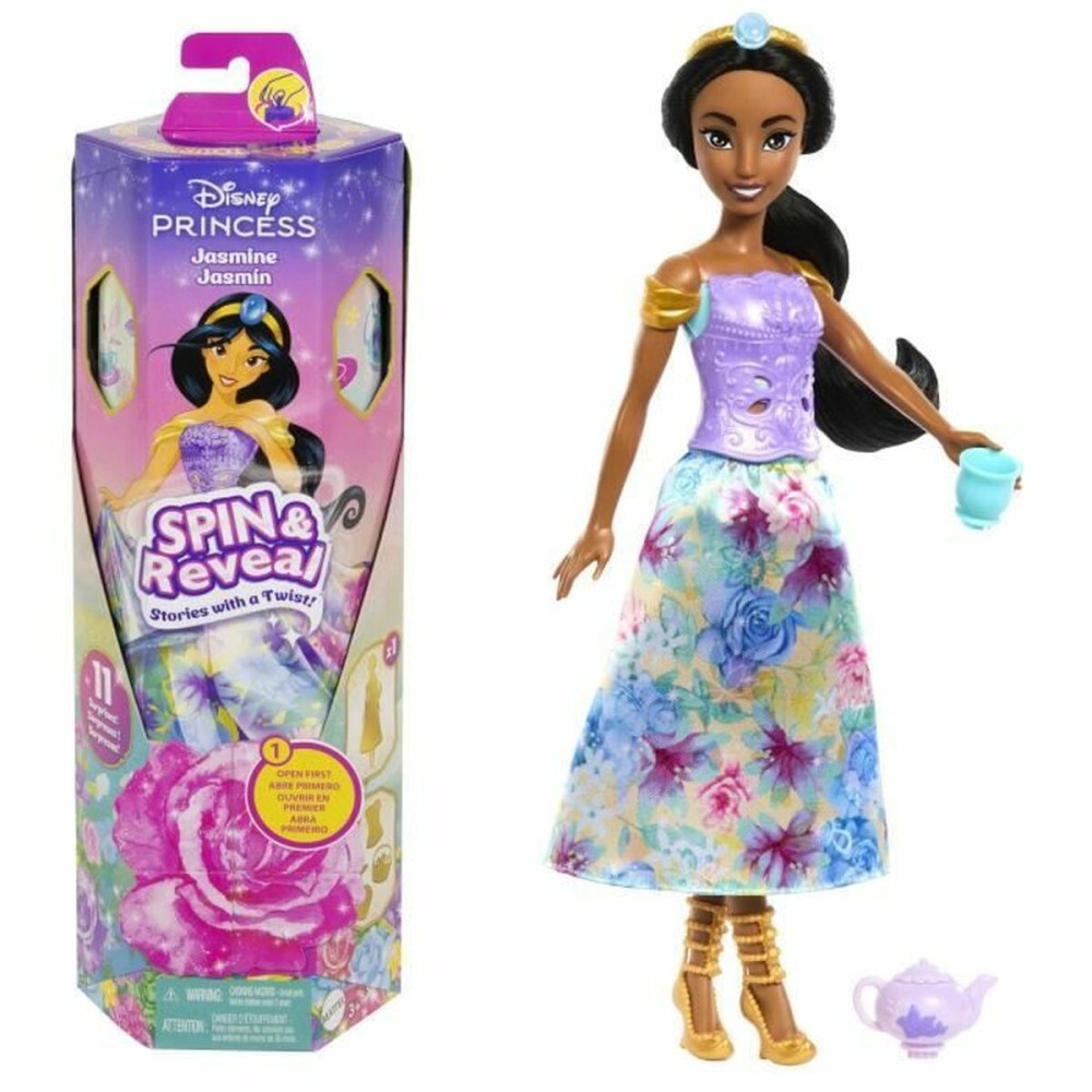 Poupon avec accessoires Disney Princess Spin & Reveal Jasmine