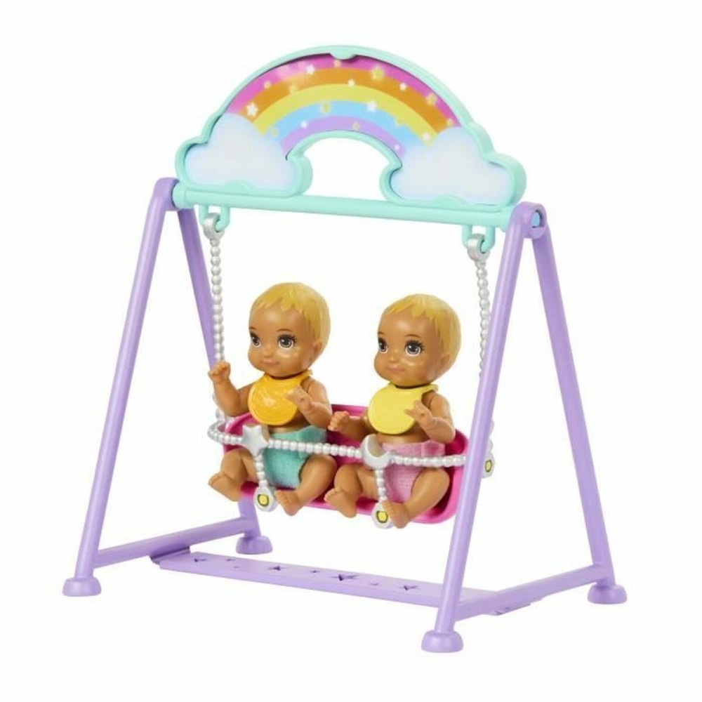 Baby Doll with Accessories Barbie The Twins' Room-Skipper Playset