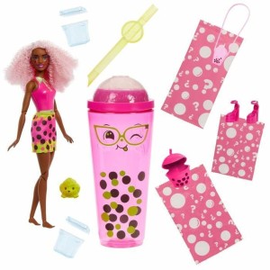 Baby Doll with Accessories Barbie Pop Reveal Scented Doll Bubble Tea Series