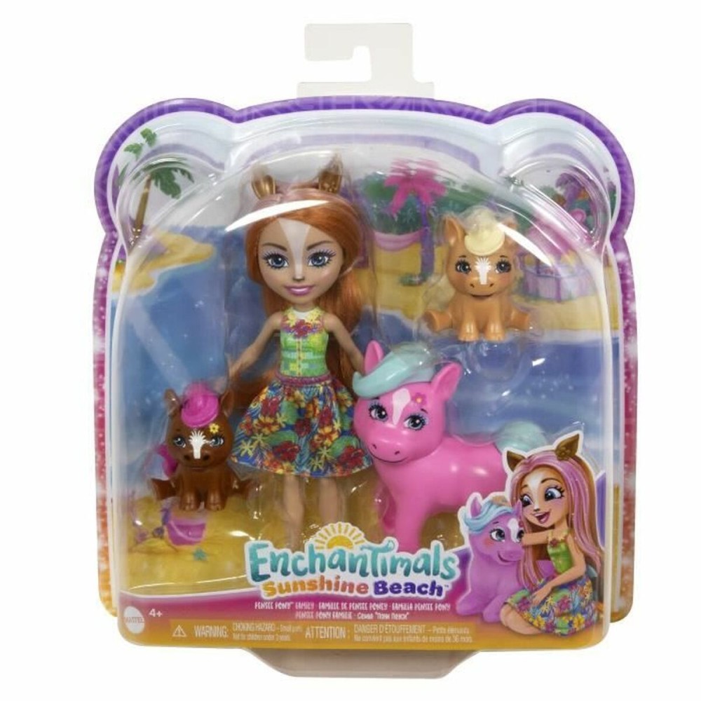 Baby Doll with Accessories Enchantimals Pensee Family Pony