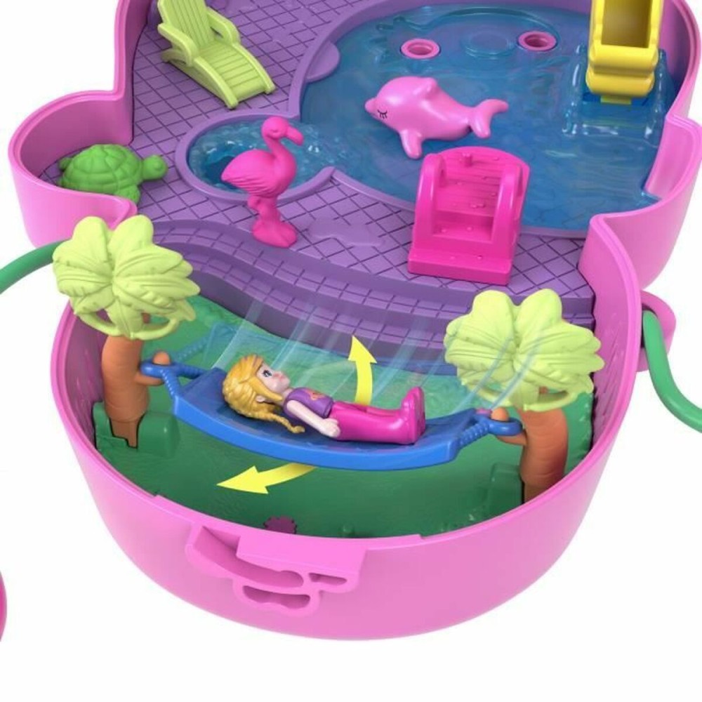 Babypuppe mit Zubehör Polly Pocket Mommy Monkey and Baby