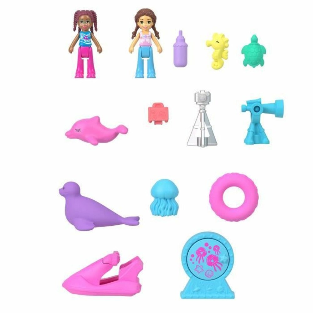 Baby Doll with Accessories Polly Pocket Dolphin Rescue