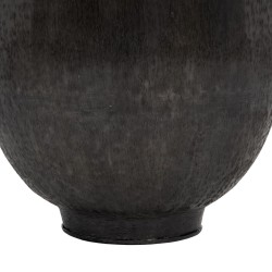 Vase Schwarz 33 x 33 x 120 cm Aluminium