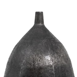 Vase Noir 33 x 33 x 120 cm Aluminium