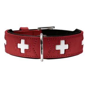 Dog collar Hunter Swiss Red/Black (41-49 cm)