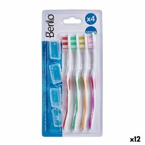 Toothbrush Berilo AR1410003 Yellow Blue Red Green (12 Units)