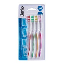 Toothbrush Berilo AR1410003 Yellow Blue Red Green (12 Units)