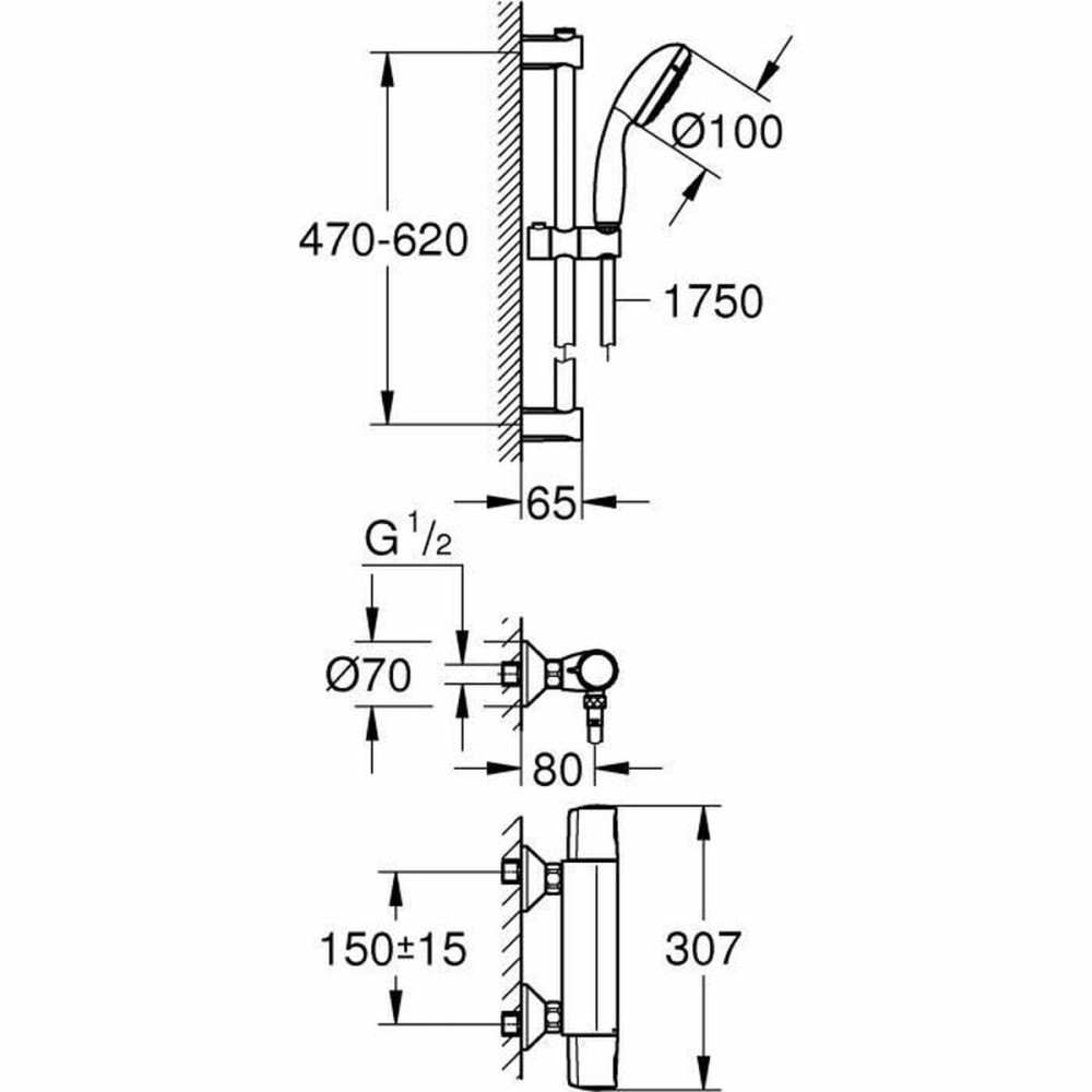 Wasserhahn-Set Grohe 34237002