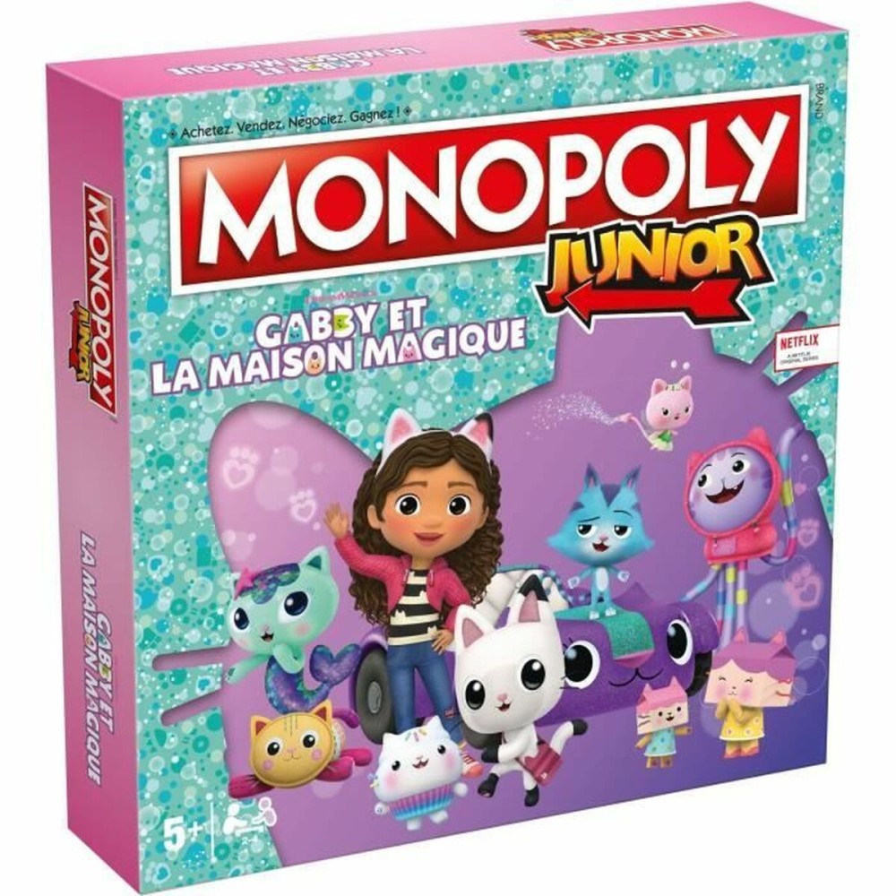 Jeu de société Winning Moves Monopoly Junior Gabby and the Magic House