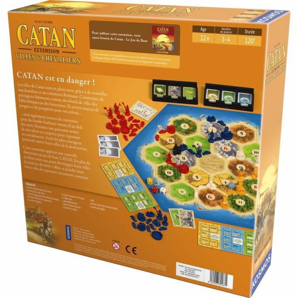 Jeu de société Asmodee Catan Extension Villes & Chevaliers