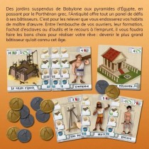 Tischspiel CNMEMORY Les Bâtisseurs : Antiquité (FR) (16 Stücke)