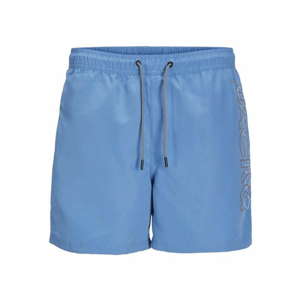 Maillot de bain Enfant Jack & Jones Jpstfiji Jjswim Double Logo  Bleu