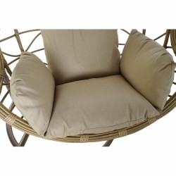 Fauteuil de jardin suspendu DKD Home Decor 90 x 70 x 110 cm 105 x 75 x 226 cm Beige Métal Marron rotin synthétique