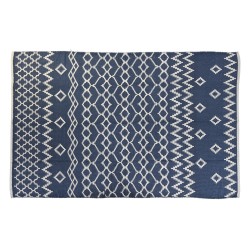 Teppich DKD Home Decor Blau Weiß Araber (120 x 180 x 1 cm)