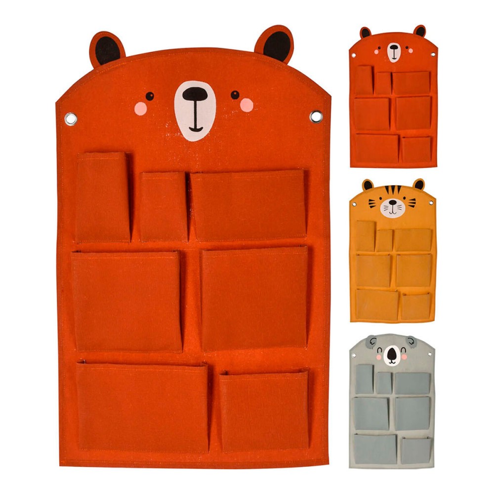 Hanging Clothes Organiser H&S 7 Compartments animals (71 x 52 x 5 cm)