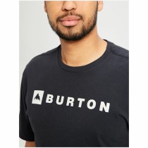 Men’s Short Sleeve T-Shirt Burton Horizontal Mountain Black