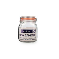 Glass Jar Quid New Canette Transparent Glass (1L) (Pack 6x)