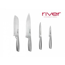 Messerset River Edelstahl 4 pcs