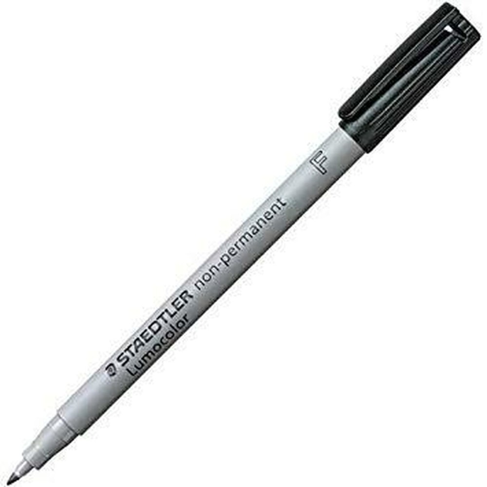 Marqueur Staedtler Lumocolor 316F  Noir (10 Unités)