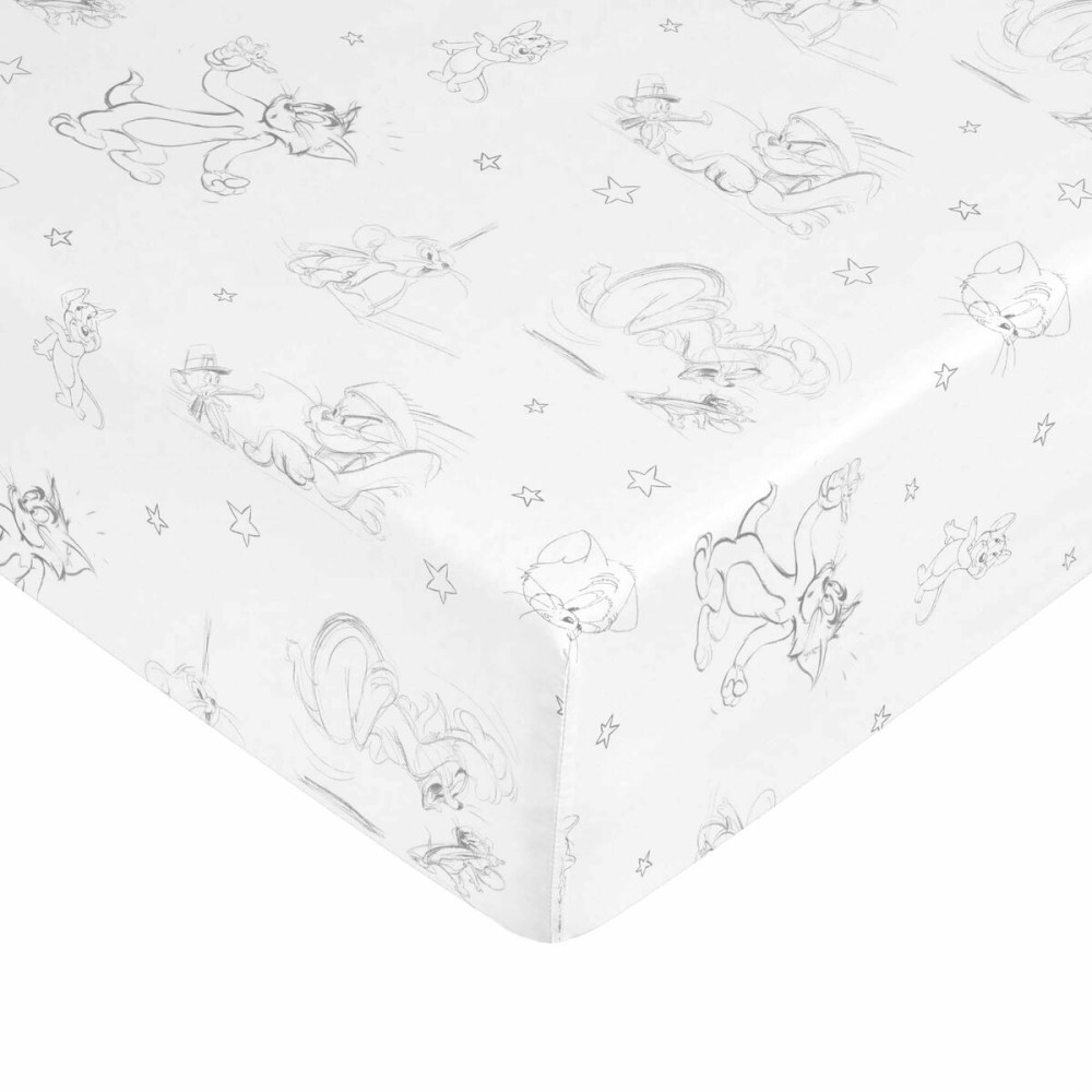 Fitted sheet Tom & Jerry 60 x 120 cm