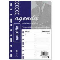 Recharge pour agenda Finocam MULTIFIN 3002 2025 15,5 x 21,5 cm