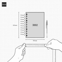 Diary Refill Finocam MULTIFIN 3002 2025 15,5 x 21,5 cm