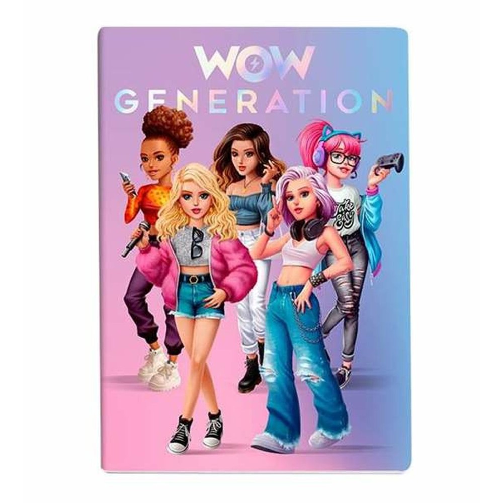 Notebook Wow Generation A5 Soft cover 3 Units