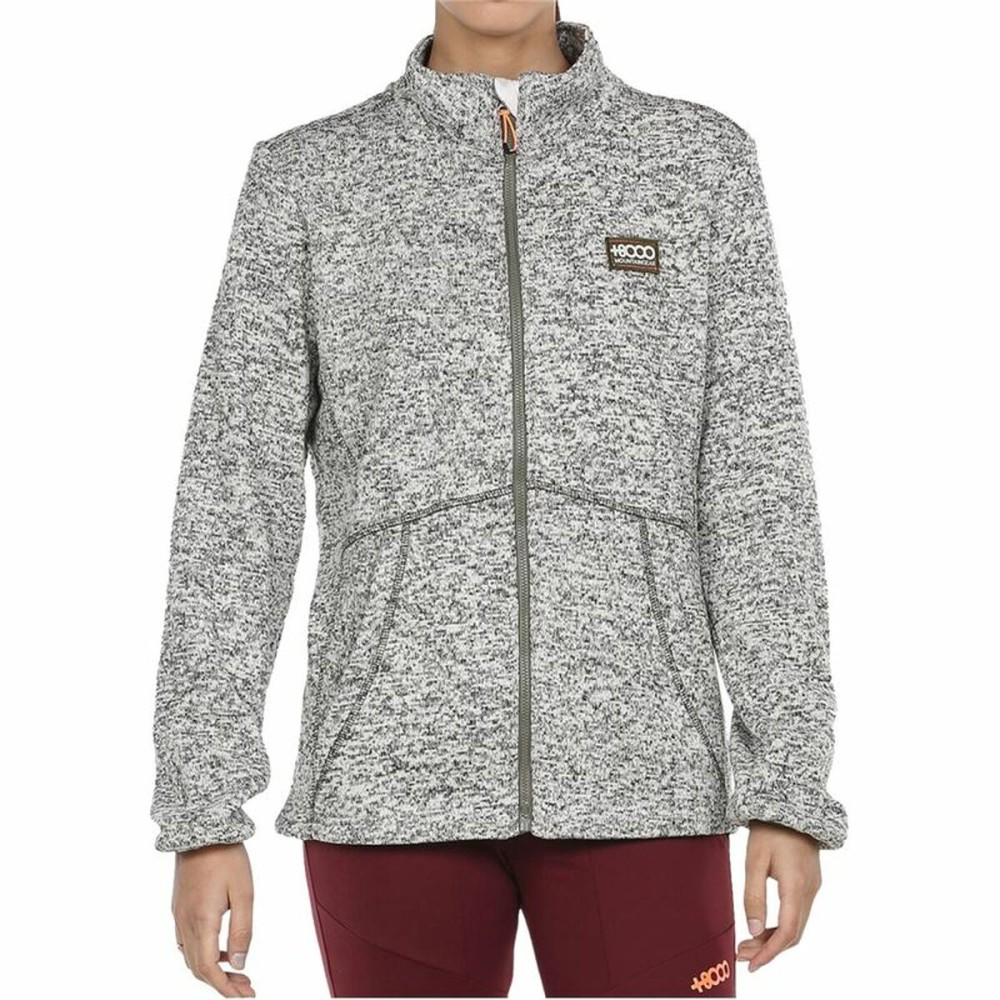 Veste de Sport pour Femme +8000 Jalma Blanc Gris