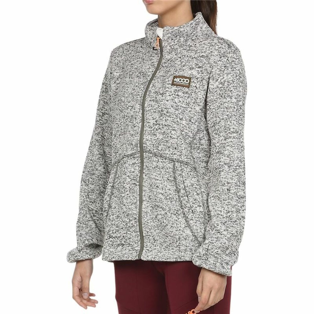 Sportjacke für Frauen +8000 Jalma Weiß Grau