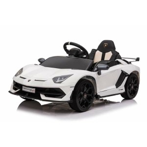 Voiture électrique pour enfants Injusa Aventador Svj Blanc