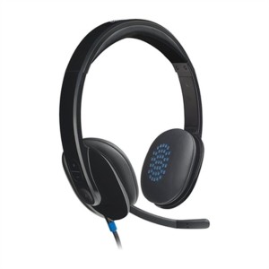 Casque avec Microphone Gaming Logitech V364536 Blanc Noir