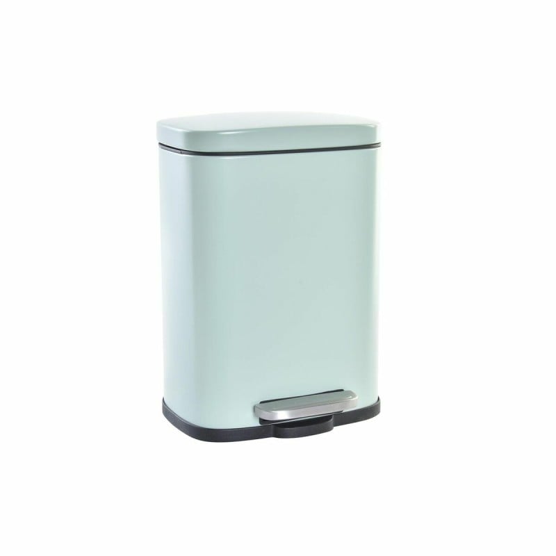 Rubbish Bin DKD Home Decor Mint Matt 21 x 15 x 29,5 cm Metal 5 L Basic