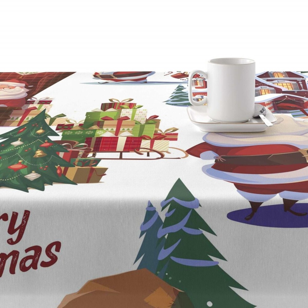 Stain-proof resined tablecloth Belum Papa Noel Multicolour 100 x 140 cm