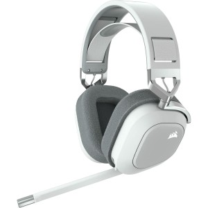 Casques avec Micro Gaming Corsair HS80 RGB Blanc Multicouleur