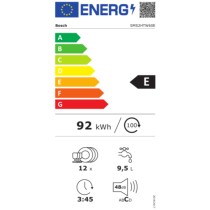 Geschirrspüler BOSCH SMS2HTW60E Weiß (60 cm)