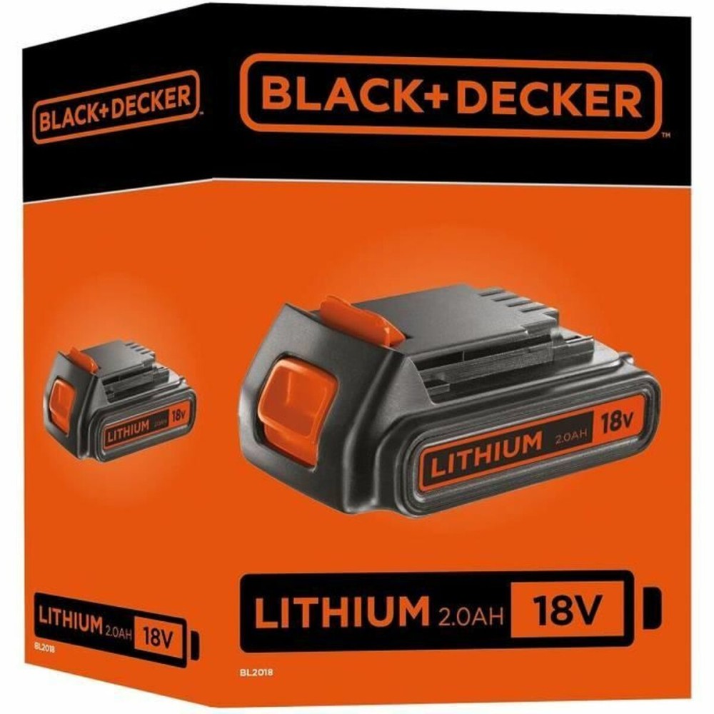 Rechargeable lithium battery Black & Decker BL2018 18 V Litio Ion 2 Ah