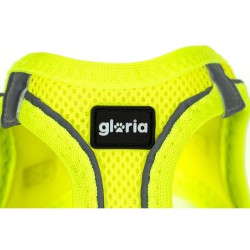 Harnais pour Chien Gloria Trek Star 29,4-32,6 cm 41,4-43 cm Jaune S