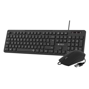 clavier et souris Subblim SUBKBC-CSSK01 Noir QWERTY