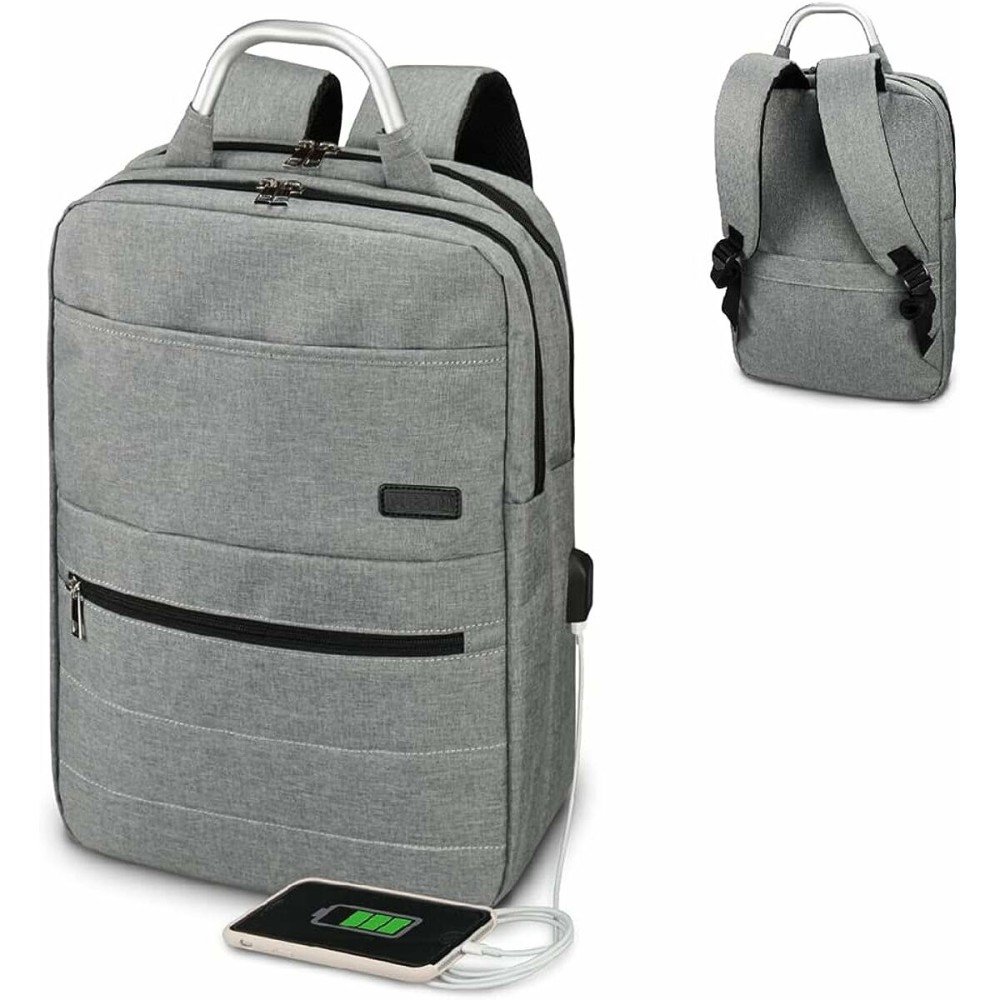 Laptop- und Tablet-Rucksack mit USB-Anschluss Subblim SUB-BP-3EAP001 Grau