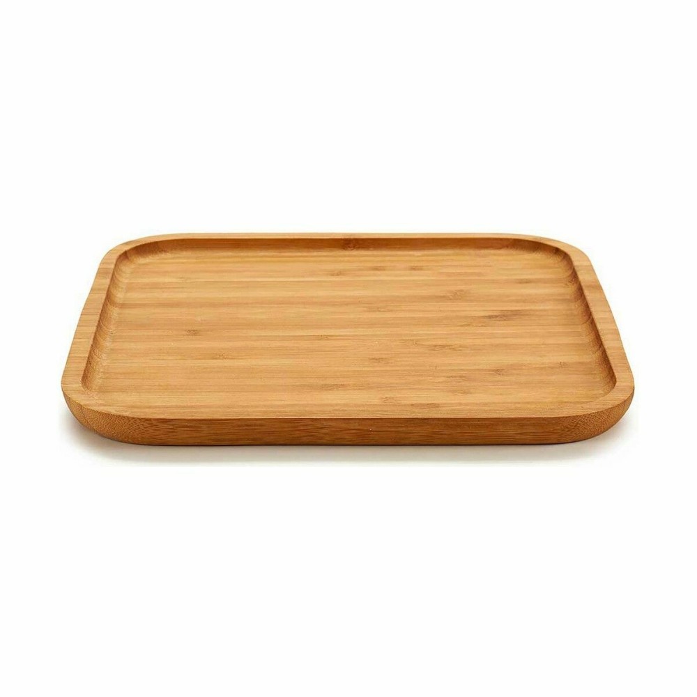 Plateau apéritif Kinvara JWHW-3710-1 Marron Carré 25 x 1,5 x 25 cm (12 Unités)