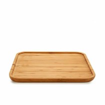 Tablett für Snacks Kinvara 55074 Braun karriert 30 x 1,5 x 30 cm (12 Stück)