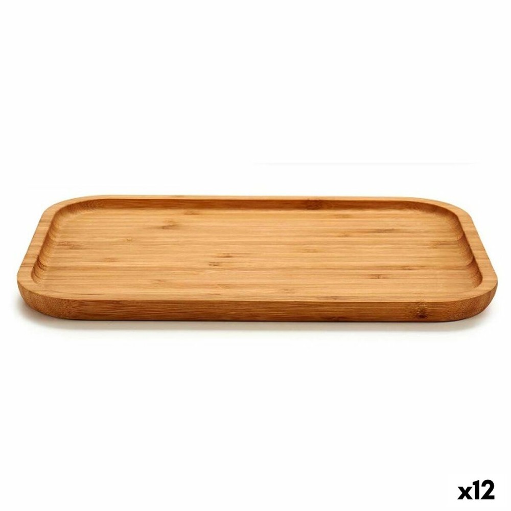 Plateau apéritif Kinvara JWKW-3712-1 Marron 30 x 1,5 x 20 cm (12 Unités)